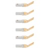 6 Pcs Gold Plated 4mm Banana U Fork Y Spade