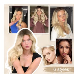 SJUIEO 6 Pieces Gold Glitter Tattoo Stickers, Freckle Tattoo Stickers, Women's Tattoo Stickers, Glitter Tattoo Stickers, Fashion Tattoo Stickers for Women