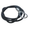 Arregui C9427 Security Box with Cable for fixing, Black