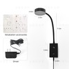 NOVCAND LED Wall Mounted Reading Light for Bed, Flexible Gooseneck