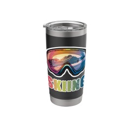 Ski goggles Ski Skiing for a Skiers Stainless Steel Insulated Tumbler