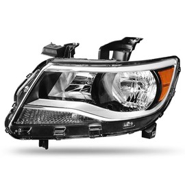 Headlight Assembly Compatible with Chevy Colorado 15-19 Left Driver Side Factory Style Headlamp 23304229 23414423 23491947 GM2502407 CAAP-0055-OEM-HL-L