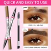 2 in 1 Eyebrow Pencil, Eyebrow Pencil with Two Ends
