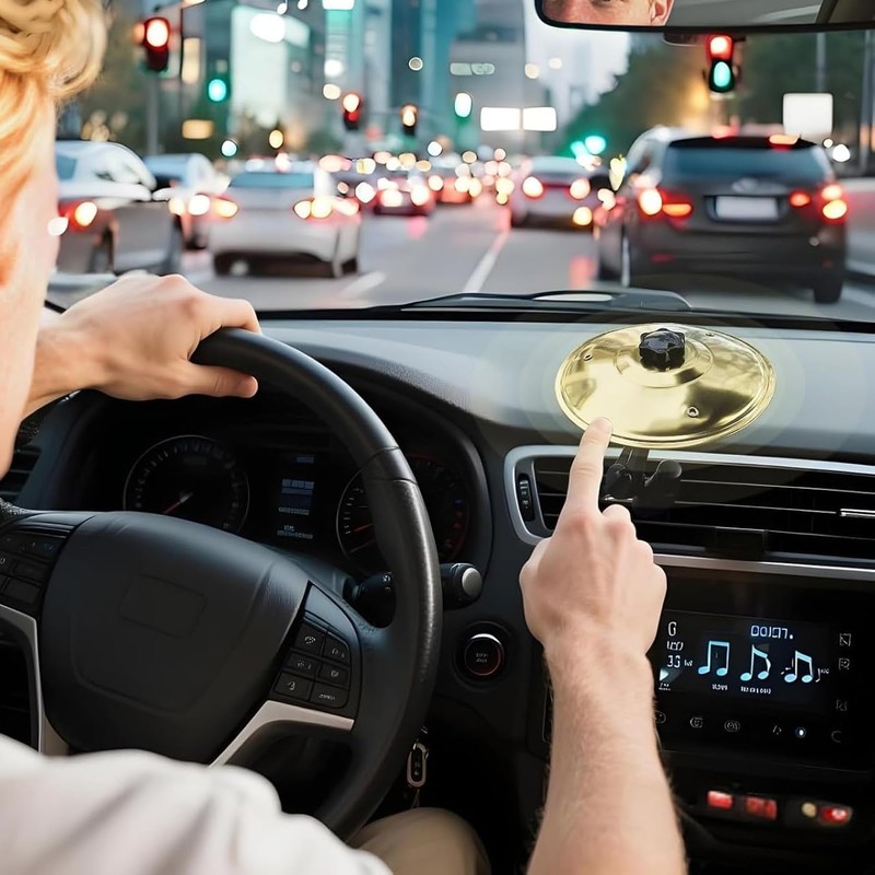 Gorise Car Crash Cymbal, Cymbal Air Vent, Easy Installation Rugged,