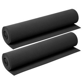 AMZQNART 2 Pack EVA Foam 2mm, Cosplay Foam Roll, 16 x 59in Black, Suitable for Large Foam Cosplay Modeling, DIY Projects, Crafts, Ultra High Density 90 kg/m3.