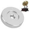 Phonograph Record Adapter Metal Turntable Disc Accessory Replacement Part Silver