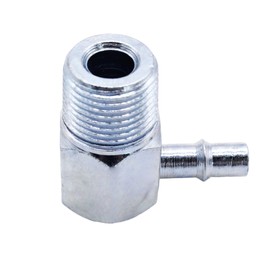 GSKMOTOR 3/8" NPT 1/4" 90 ° Intake Manifold Vacuum Fitting Nipple Steel