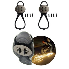 Outdoor Flint Skateboarding Bicycle Footbrake Spark Grinding Ground Motorcycle Sole Shoe Cover Skateboard Flint Set (2)