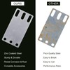 Hicarer 12 Pcs E Track Accessories Back Plate Set E