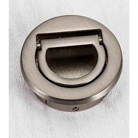 FEEIMOL Pack of 4 Tatami Hidden Handles Embedded Pull Ring Handle Round Flush Hatch Locker Hidden Handle Recessed Handles for Drawers Cupboard Invisible Handles Furniture Knobs