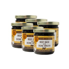 Zoup! Good, Really Good Beef Bone Broth Culinary Concentrate - Keto-Friendly, Gluten Free, Sugar Free, Non-GMO - Great for Stock, Bouillon, Soup Base or in Gravy - 6-Pack (8 oz)