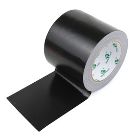 Heavy Duty Black Duct Tape, Multi-Use Easy Tear Gaffer Waterproof Cloth Tape for Repairing, Maintenance and Industrial Use, 3.94 Inch x 32.8Yards, 7.5mil Thick, 1 Roll, BOMEI PACK