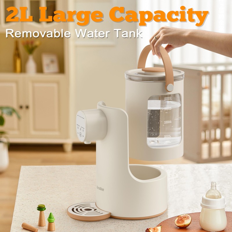 Veroline Instant Water Warmer, 2L Baby Formula Dispenser, 5 Temperature