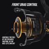 Rigged and Rigged RR 1000 spin reel. Smooth strong durable