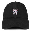 Trendy Apparel Shop White Persian Cat Kitten Patch Low Profile