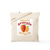 CafePress Sweet Georgia Peach Tote Bag Natural Canvas Tote Bag,