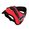 Gankarii No-Pull Padded Adjustable Dog Training Walking Harness Vest, Red,
