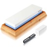 Premium Whetstone Knife Sharpening Stone,2 Side Grit 1000/6000 Whetstone Sharpener,Whetstone