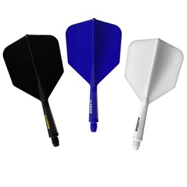 CUESOUL ROST 77 Integrated Dart Shaft and Flight, Big Wing Shape, Set of 3 (Full Colour Series)