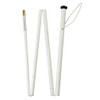 Toyotsu All-Life Light Alloy White Cane (Folding), Total Length 39.8 inches (101 cm), Weight 5.3 oz (150 g), Portable, Foldable, Aluminum, Safety Cane for Blinds, Includes Carrying Case, Fluorescent