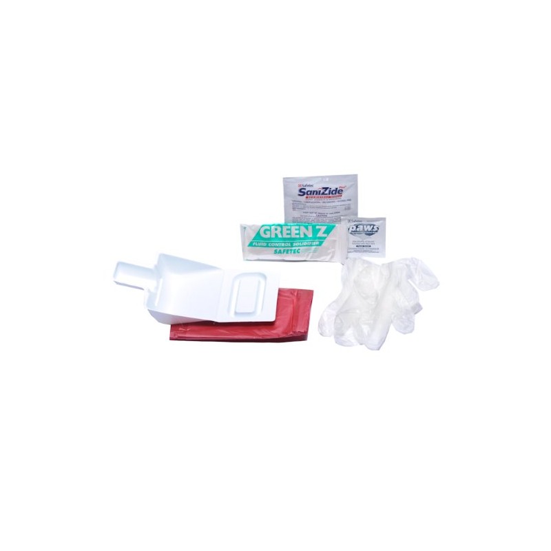 Biohazard Clean Up Kit with Non Chlorinated Absorbent