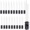 Tnisesm 20Pcs 1UF 50V Electrolytic Capacitor 1 UF MFD 50