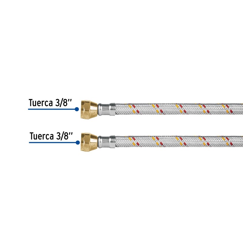 Pretul FGA-15P, Manguera para gas, aluminio, 3/8" X 150 cm,