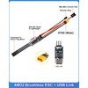 2-in-1 AM32 80A RC Crawler ESC, Brushless ESC 5.2-8.2V BEC
