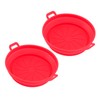 2 PCS Fryer Silicone Basket Nonstick Silicone Liners Fryer Pot