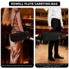 ROWELL Flute Case for 16 & 17 Hole Flutes Structured