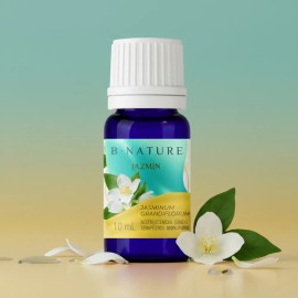 Aceite Esencial Jazmín 10 Ml Bnature Puro 100% Natural