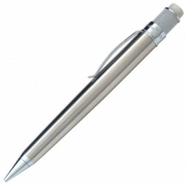 Retro 51 Tornado Mechanical Pencil - Stainless Steel Lacquer - 1.15mm Lead NEW