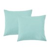 LINENOVA Luxury Cotton Blend Pillowcases (Set of 2) - European