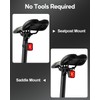 Esaytool Smart Brake Sensing Bike Tail Light, Saddle & Seatpost