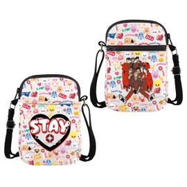 MYSOMY K-POP Group SKZ Crossbody Bag Stay Fandom Shoulder Bag K-POP Idol Fans Gift SKZ Fans Gift K-POP Merchandise (STAY CB)