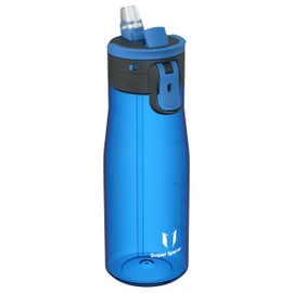 Sparrow Water Bottle 1L - One-Tap TouchFlow Water Bottles with Straw - Non-Toxic - BPA Free Tritan Bottles - Leak Proof & Sustainable Drinks Bottle for Sports, Outdoors