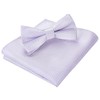 Enlision Men's Bow Tie with Pocket Square - Bow Ties