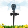 Rotating Tripod Sprinkler Impulse Sprinkler with Tripod, 360 Degree Automatic