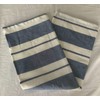 NEW COTTON LINEN BLEND HANDMADE BATH TOWELS SET of 6