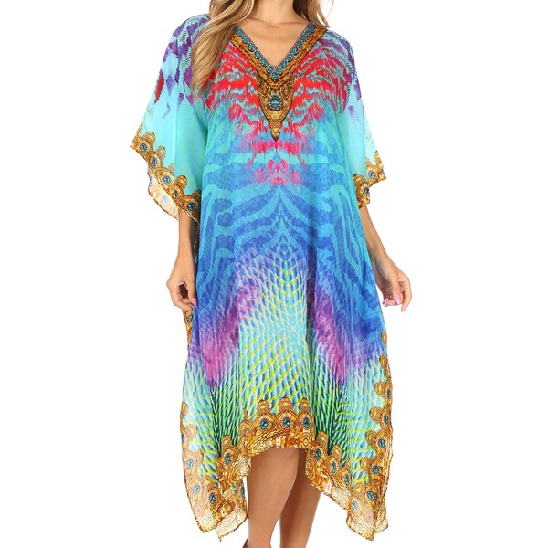 Sakkas SS1649 KF60024AT - ShortCaftan MiuMiu Ligthweight Summer Printed Short