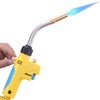 MAPP/MAP/PROPANE Gas Torch,Torch Head,Use Brazing, Copper Pipe Connection, Maximum Flame