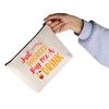 Divorce Gift Just Divorced Buy Me a Drink Cosmetic Bag