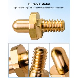 Adjustable Grill Door Hinge Pin Compatible with Weber Genesis Spirit Summit Replace 70332