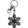 Inlock Thunderbolt's Key Chain, Silver, Total Length: Approx. 5.7 inches
