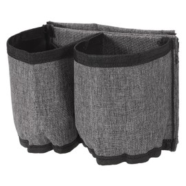 PATIKIL Luggage Travel Cup Holder, Free Hand Drink Carrier Suitcase Drinks Beverage Holder Luggage Cup Caddy Travelers Accessories, Grey