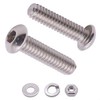 3/8"-16 x 5/8" Stainless Steel Button Head Socket Cap Screws