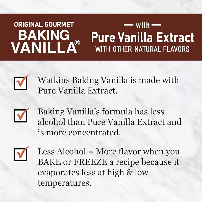 Watkins All Natural Original Gourmet Baking Vanilla w/ Pure Vanilla