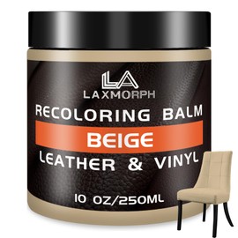 Leather Recoloring Balm Beige Leather Color Restorer for Couches,Leather Dye Paint Leather Color Restorer Leather Fade Scratch Repair for Car Seats Furniture Shoes Boots Purse Jacket Belt Gloves