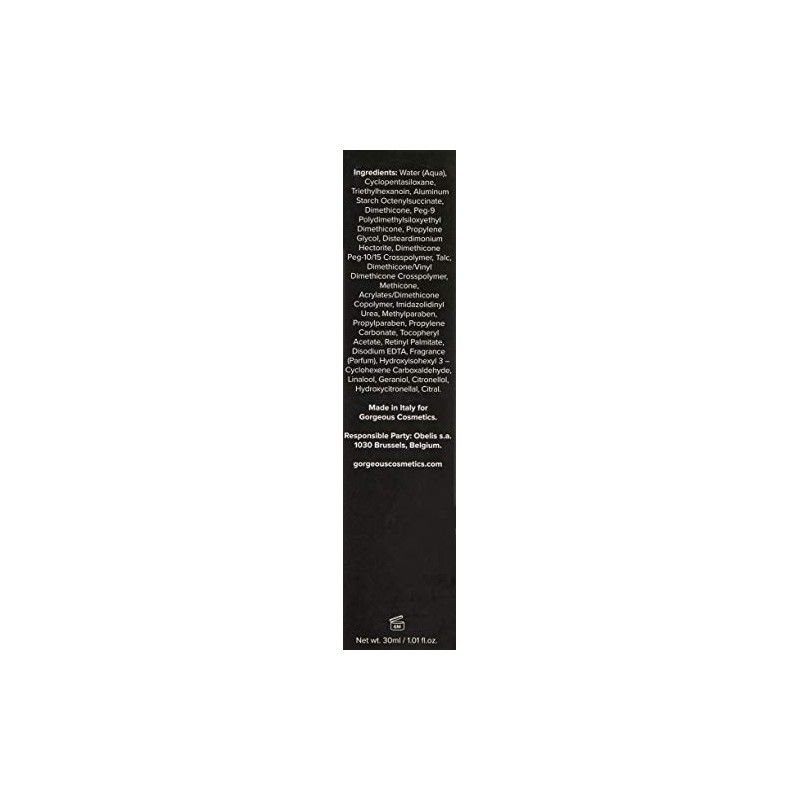 Gorgeous Cosmetics Base Perfect Liquid Foundation Oil Free Silicon Based