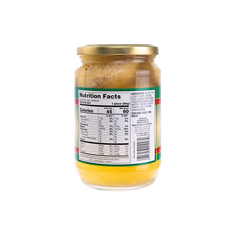 Mrs. Adler's Old Jerusalem Gefilte Fish 24oz (2 Pack), All